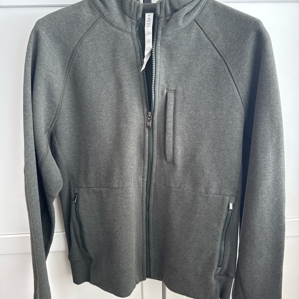 Lululemon Athletica Men's Olive Green Sweatshirt NWT Full Zip Heavyweight
